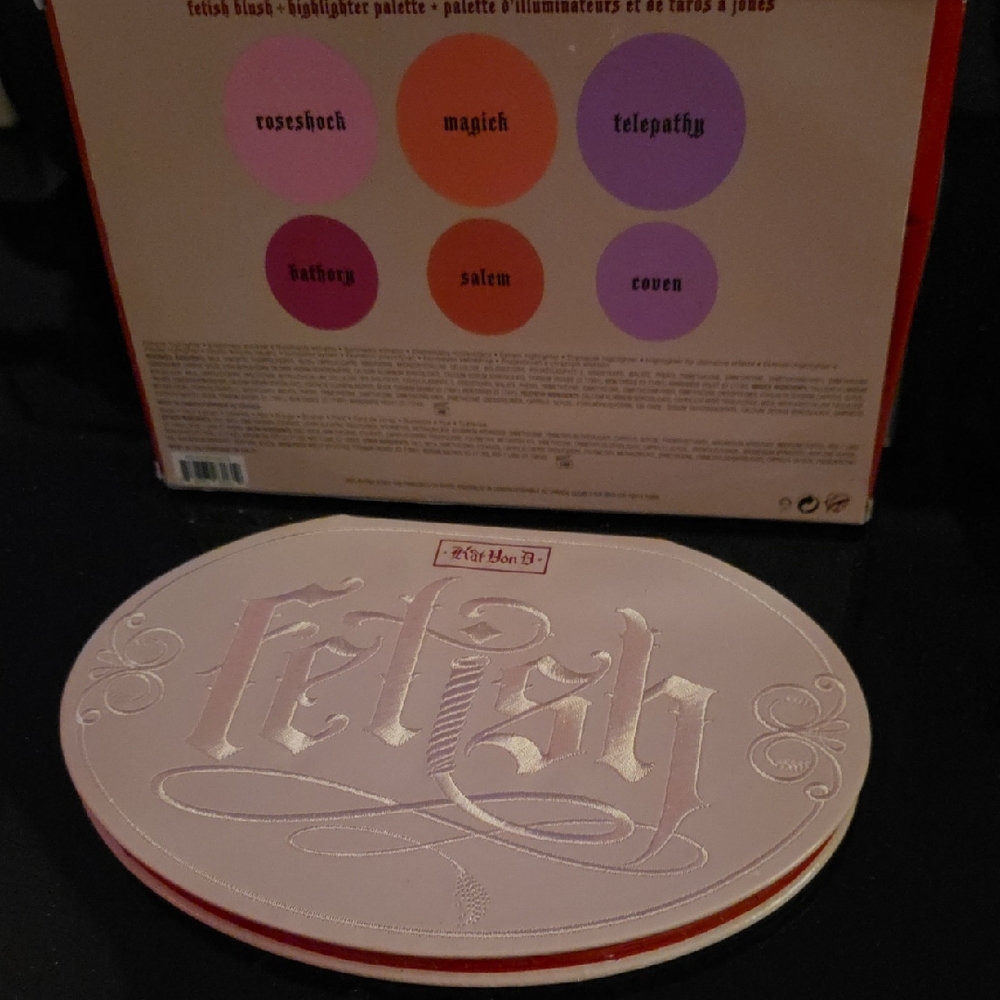 KVD Fetish Blush Palette with Vibrant Shades BNIB
